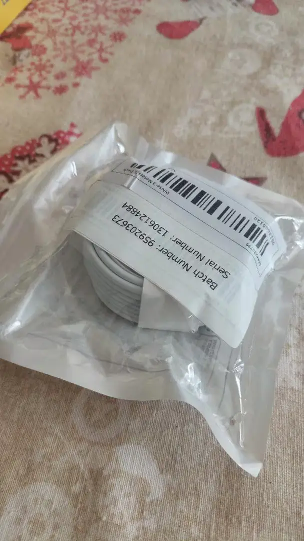 USB-C 3 Meter Snabbladdningskabel 60W – Vit - Miniatyrbild 2