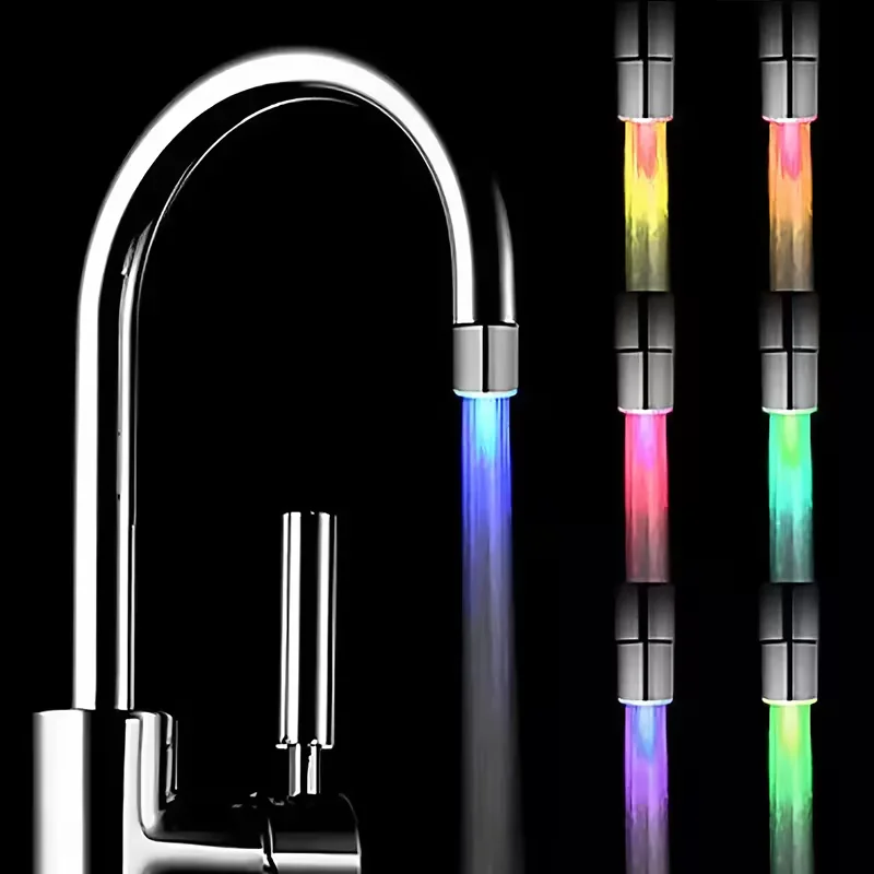 LED Kranmunstycke – Färggiftande Vattenljus
