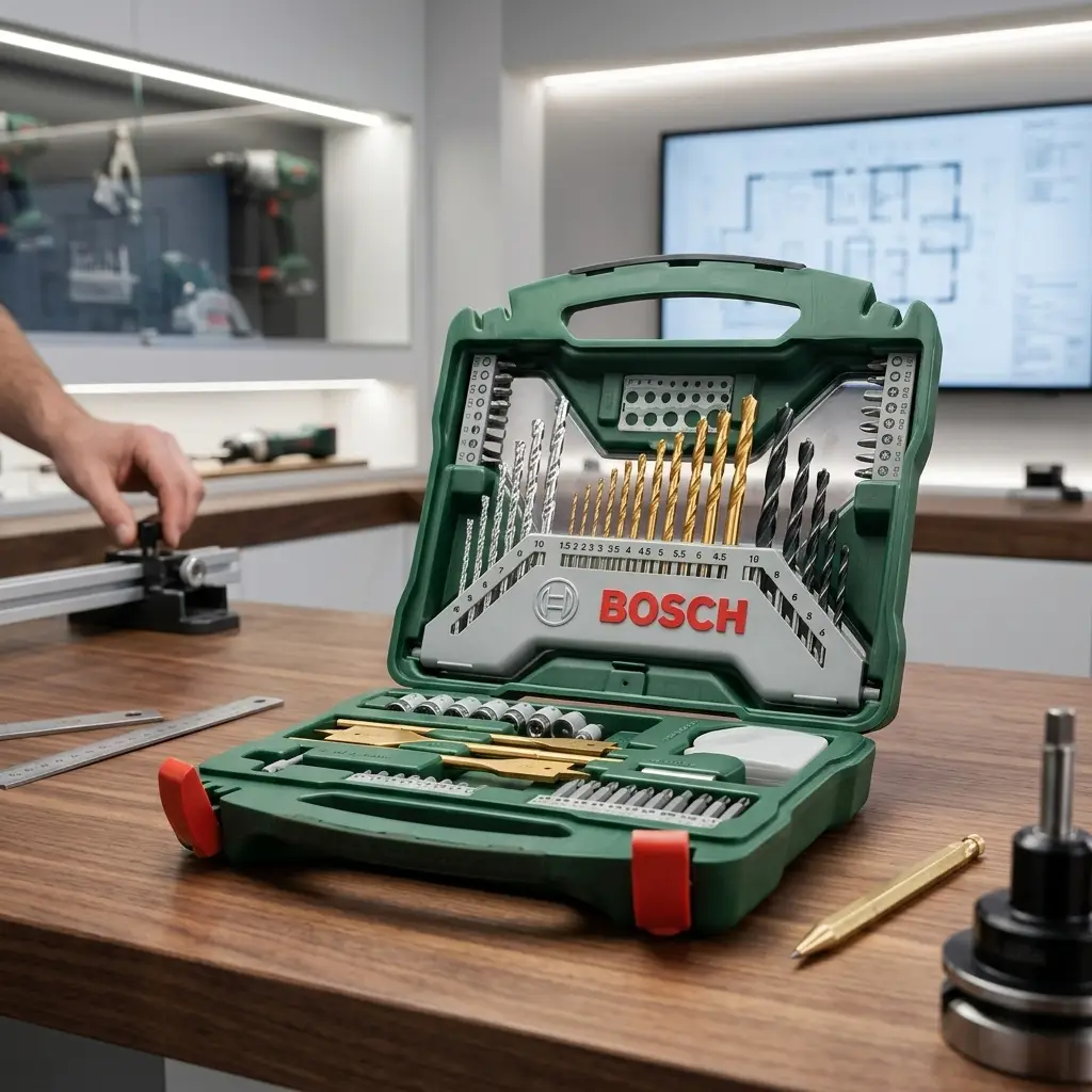 Borr-/bitssats 70 delar från Bosch - Miniatyrbild 2
