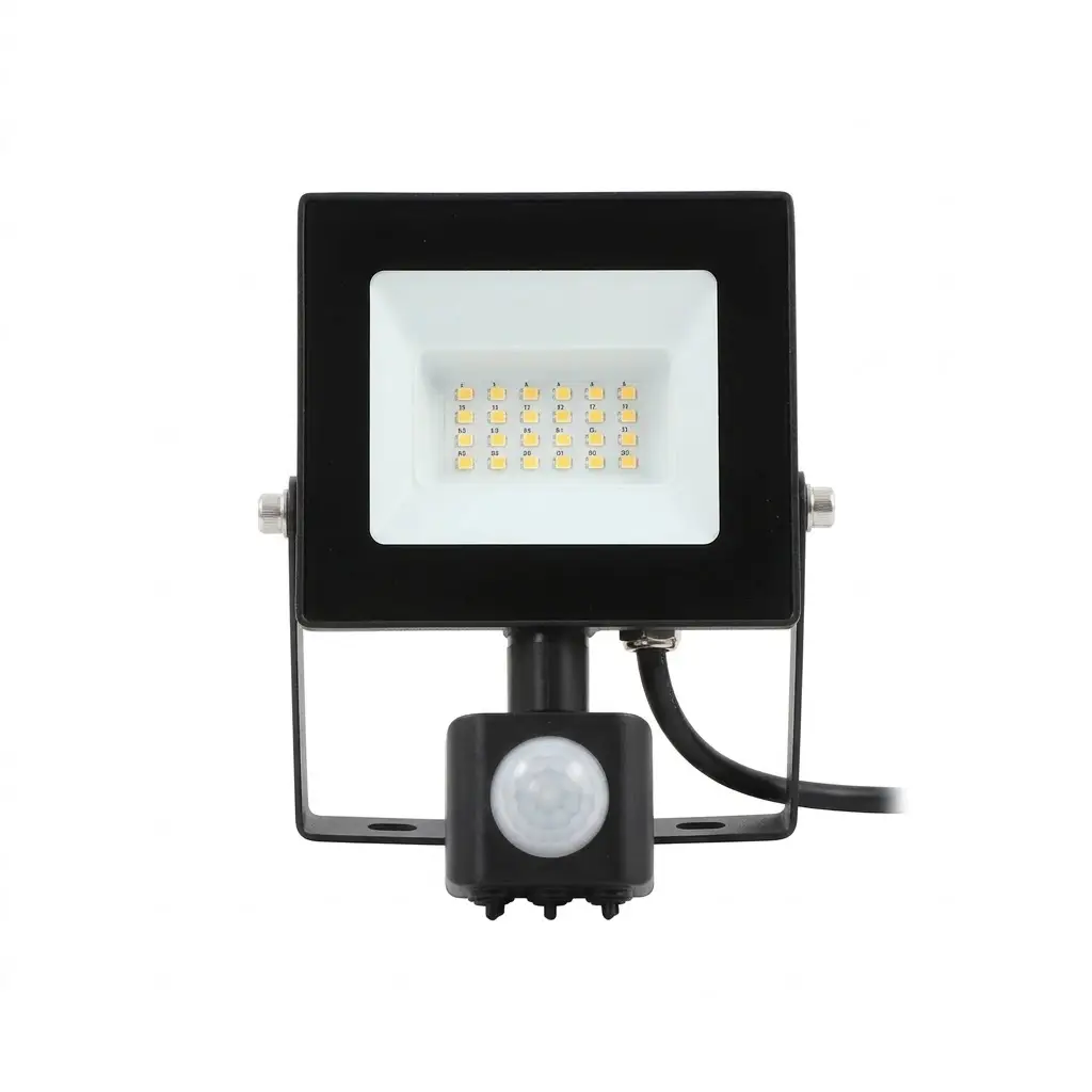 LED-utomhusspotlight 20W med rörelsevakt - 1500 lm - Miniatyrbild 2