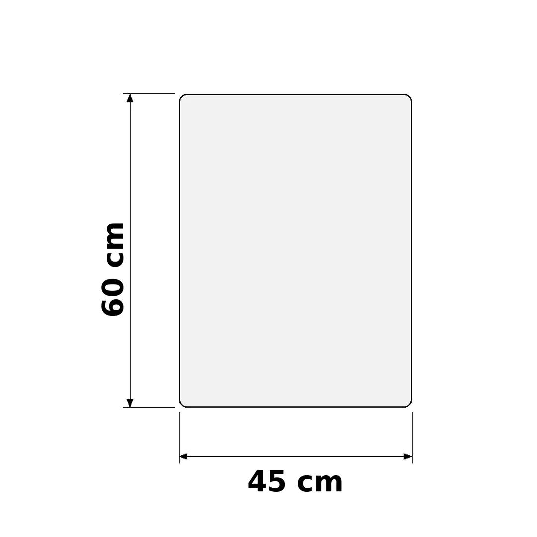 Badrumsspegel 45 × 60 cm - Väggspegel - Miniatyrbild 2