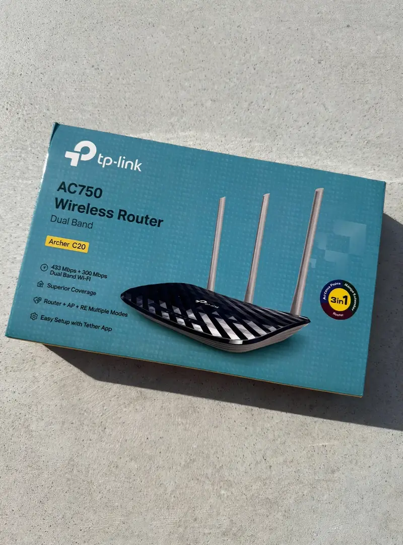 TP-Link Archer C20 - AC750 Trådlös Router - Huvudbild