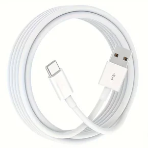 USB-C 3 Meter Snabbladdningskabel 60W – Vit