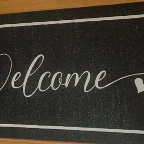 Dörrmatta Welcome 40x60 cm  – Halkfri & Tvättbar