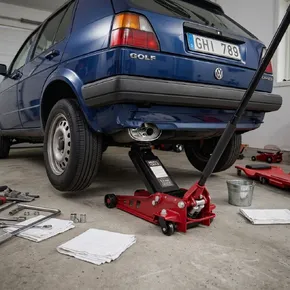 Garagedomkraft 2,5 ton – Lågprofil, höglyft