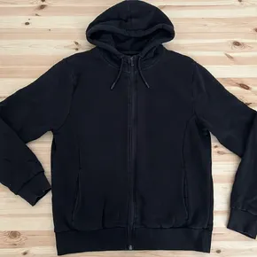 Mörk basic hoodie för vardagsbruk